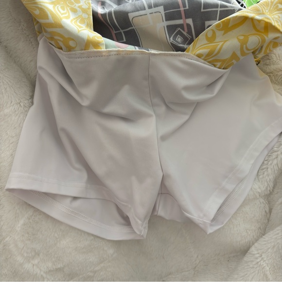 Loudmouth Martini Drinks Print Active Skort Size 2 Black Golf Sporty Preppy - Picture 8 of 10